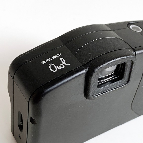 Vtg Canon Sure Shot Owl Tested 35mm Film Point Shoot Camera Marlboro - Picture 7 of 8